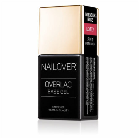 Intensilk base gel soak off - colored semi-permanent base nailover