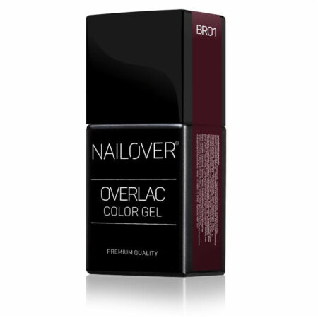 Overlac semi-permanent gel - brown line