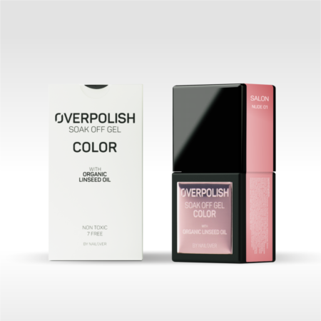 Sistema solubile overpolish soak off gel color - nude tones