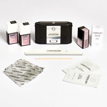 Overpolish kit necessary box innovation and technology - pink (free lamp)