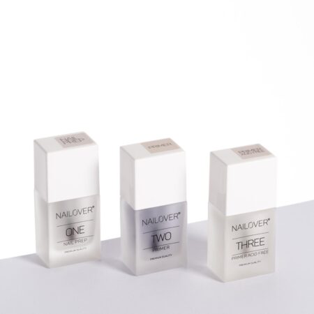 Preparation kit: nail prep + acid primer + non-acid primer - nailover
