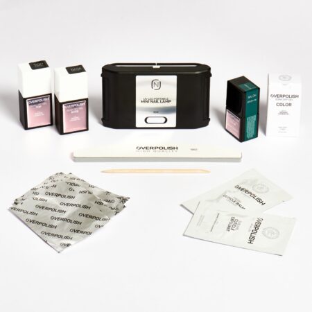 Overpolish kit necessary box innovation and technology - green (free lamp)