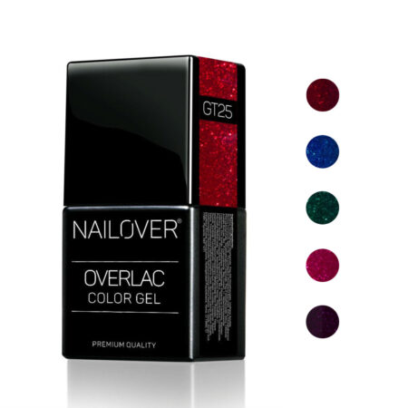 Glitter lovers kit - semi-permanent christmas nails