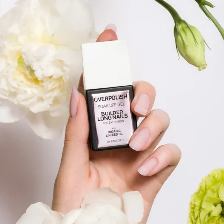 Semi-permanent builder - builder gel soak off - overpolish