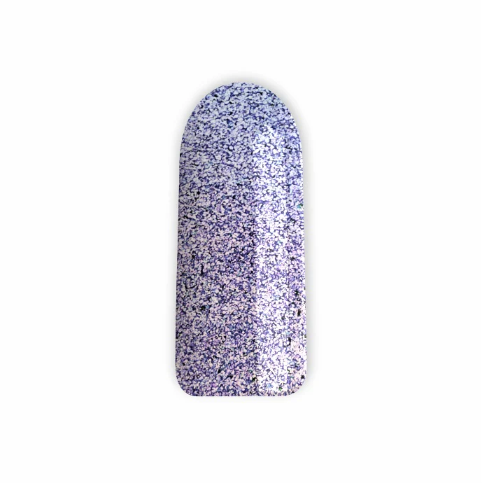 Reflective Blue Gold Cat Eye semi-permanent gel