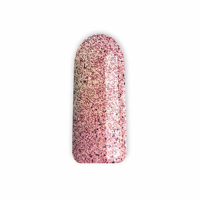 Reflective Pink Gold Cat Eye semi-permanent gel