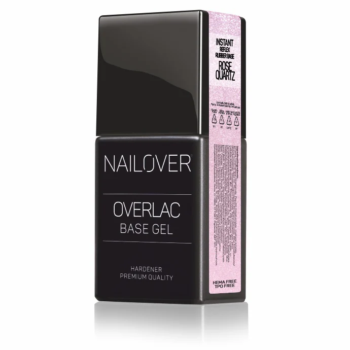 Reflex Rubber Base Rose Quartz semi-permanent gel